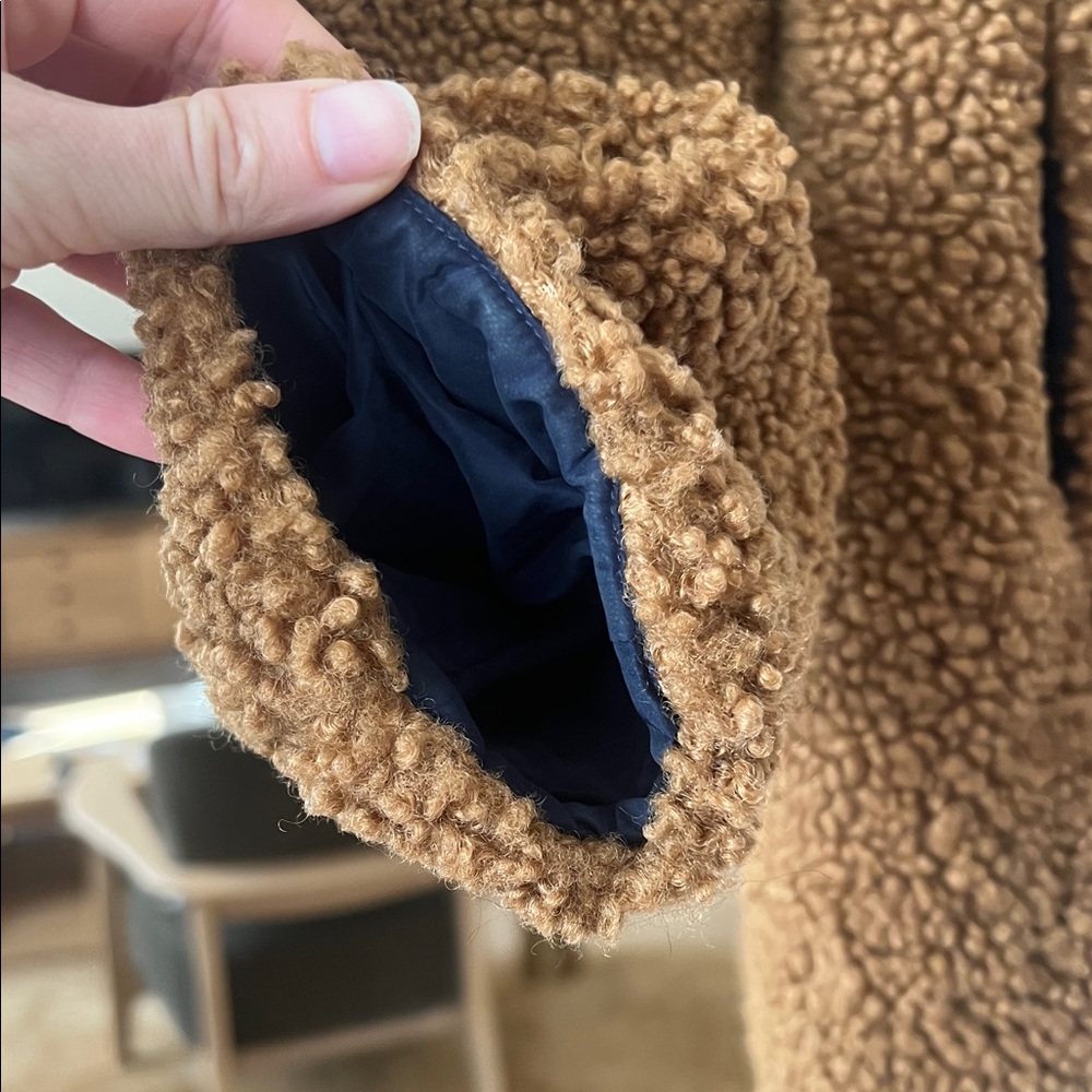J CREW teddy sherpa jacket - Picture 6 of 7